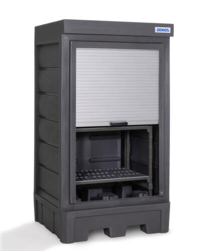 Denios Gefahrstoff-Depot PolySafe, Höhe x Breite x Tiefe 2060 x 1140 x 1050 mm
