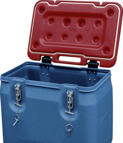 UN-zertifizierter Behälter mit Klappdeckel, Inhalt 250 l