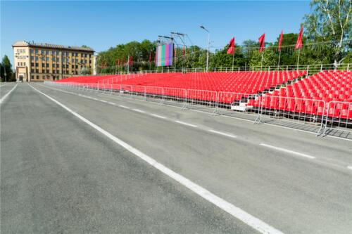 Schake Absperrgitter Typ D, Höhe x Länge 1100 x 2500 mm