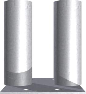 Schake Bodenplatte für Mobilzaun