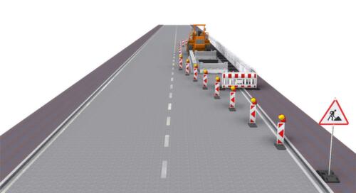 Schake Fußplatte für Schrankenzaun