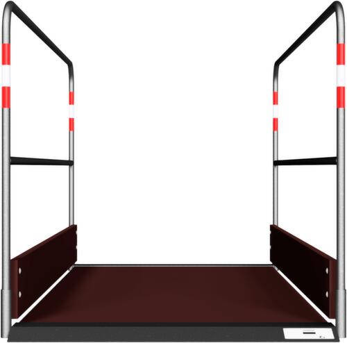 Schake Grabenbrücke mit Trittfläche aus Holz, Länge x Breite 2200 x 1000 mm