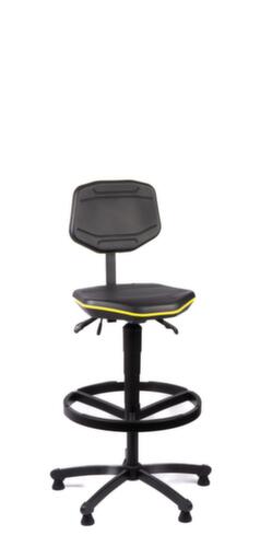 meychair Arbeitsdrehstuhl PRO+ W30 mit Keder, Sitz PU-Schaum schwarz, mit Gleitern