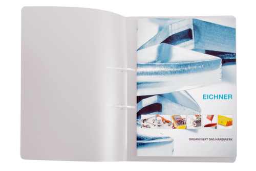 EICHNER Schnellhefter 9038 mit Streifenmechanik, gelb transparent