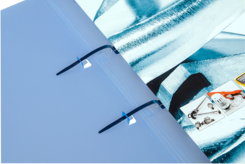 EICHNER Schnellhefter 9038 mit Streifenmechanik, gelb transparent