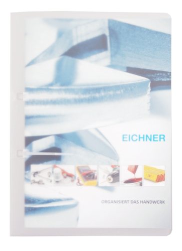 EICHNER Schnellhefter 9038 mit Streifenmechanik, gelb transparent