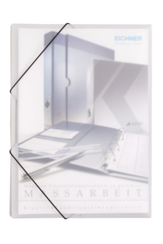 EICHNER Eckspannmappe mit Gummiverschluss, schwarz