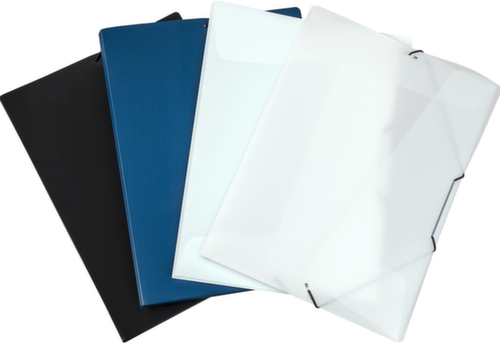 EICHNER Eckspannmappe mit Gummiverschluss, schwarz