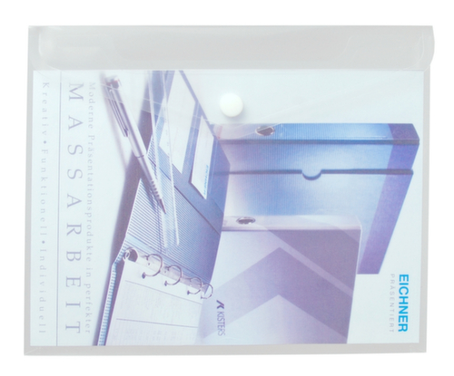 EICHNER Sichttasche für Dokumente, transparent, DIN A4 quer