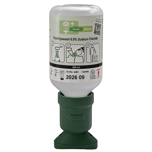 PLUM Augenspülflasche, 3 x 200 ml Natriumchloridlösung