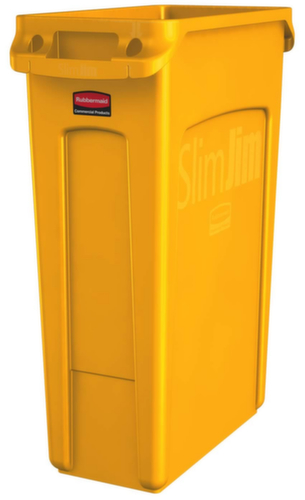 Rubbermaid Wertstoffsammler Slim Jim® mit Lüftungskanälen, 87 l, gelb