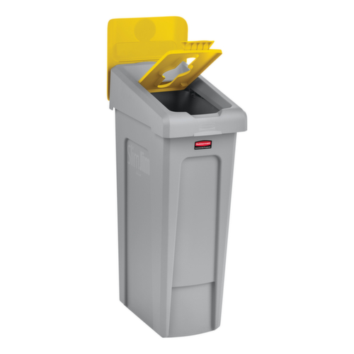 Rubbermaid Deckel Slim Jim® für Recycling-Station, gelb
