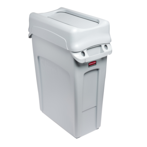 Rubbermaid Schwingdeckel Slim Jim® für Wertstoffsammler, grau