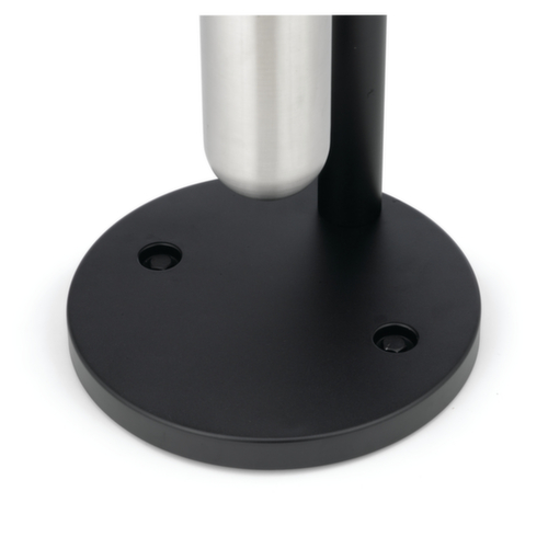 Rubbermaid Säulenascher, schwarzgrau