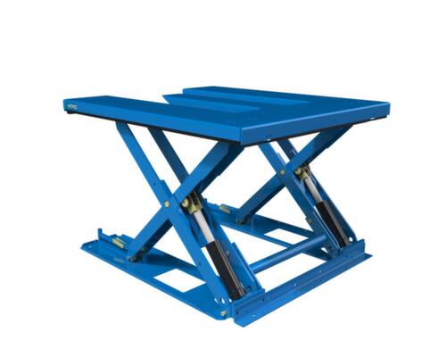 Flach-Scherenhubtisch mit E-Plattform