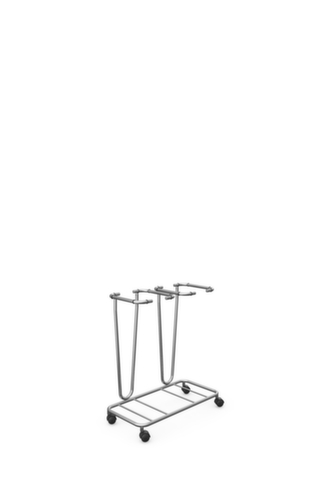 Offener Müllsackständer aus Edelstahl
