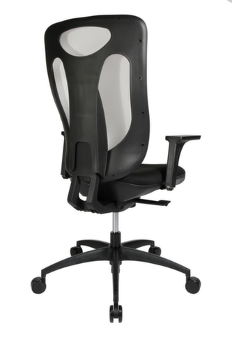 Topstar Bürodrehstuhl Net Pro 100 mit Punktsynchronmechanik, Netzrückenlehne, schwarz