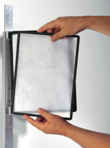 Durable Sichttafelsystem, mit 5 Sichttafeln in DIN A4