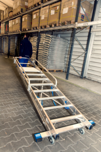 Krause Stehleiter STABILO® Professional mit Sicherheitsbügel + Handlauf