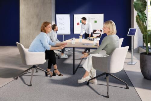 Franken Whiteboard für Wandschienen-System, Höhe x Breite 1000 x 1500 mm