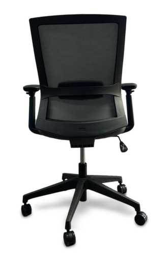 UDOBÄR Bürodrehstuhl Iron mit Synchronmechanik, Netzrückenlehne mit Rückenträger, grau