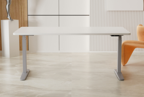 UDOBÄR Elektrisch höhenverstellbarer Schreibtisch mit T-Fußgestell