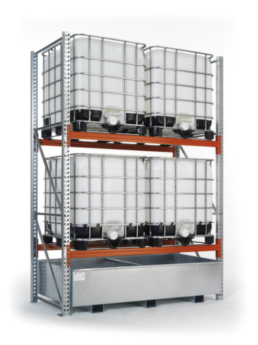 META Palettenregal MULTIPAL für 24 Paletten, 11225 mm breit, 3 Lagerebenen