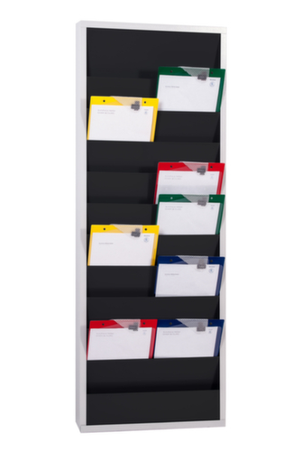 EICHNER Planungstafel mit Schienen, schwarz