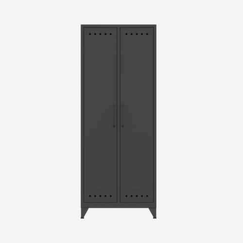 Bisley Kleider-/Wäscheschrank Fern Maxi mit 2 Abteilen