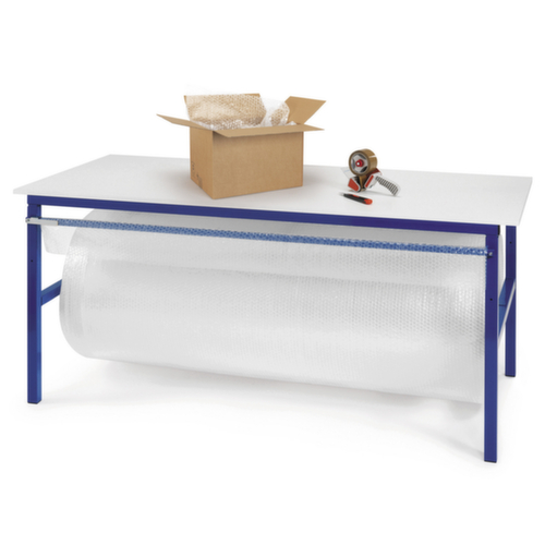 Arbeitstisch mit integrierter Schneidvorrichtung