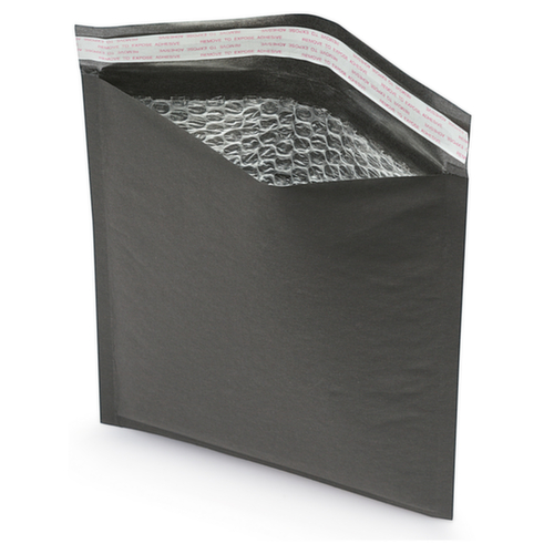 Luftpolster-Versandtaschen in matt schwarz