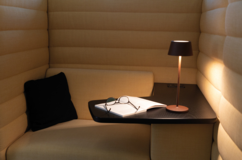 MAUL LED-Tischleuchte MAULnina, Licht warmweiß, braun