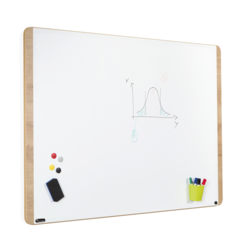 Rocada Whiteboard NAT6421 zur Wandmontage, Höhe x Breite 1500 x 1000 mm