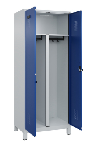 C+P PSA-Spind Evolo PLUS für Schwarz-Weiß-Trennung, Abteilbreite 400 mm