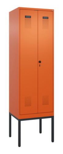 C+P PSA-Spind Evolo PLUS für Schwarz-Weiß-Trennung, Abteilbreite 300 mm