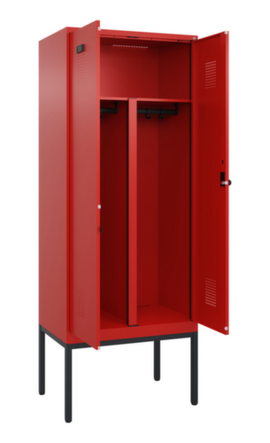 C+P PSA-Spind Evolo PLUS für Schwarz-Weiß-Trennung, Abteilbreite 400 mm