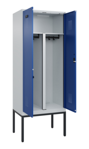 C+P PSA-Spind Evolo PLUS für Schwarz-Weiß-Trennung, Abteilbreite 400 mm