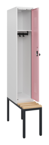 C+P Spind Evolo PLUS mit Sitzbank, Abteilbreite 300 mm