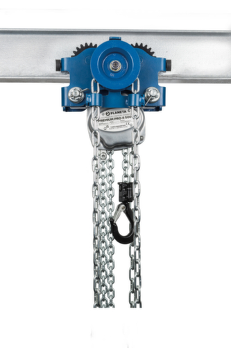 Kombikatze mit Haspelketten-Laufkatze