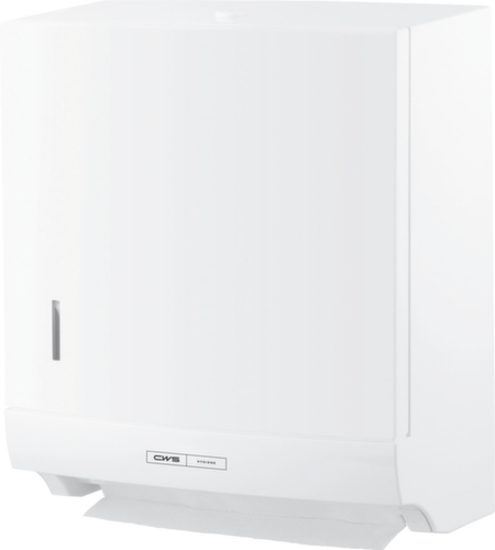 CWS Falthandtuch-Spender, Kunststoff, weiß