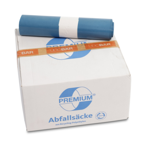UDOBÄR Premium Müllsack 100 Stück, 240 l, blau