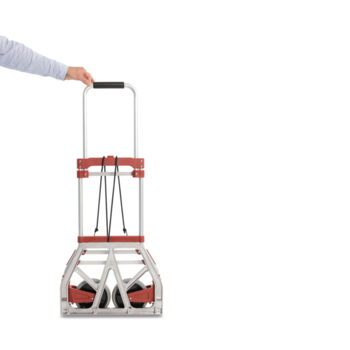 UDOBÄR Klappbare Alu-Sackkarre, Traglast 100 kg, Vollgummi-Bereifung