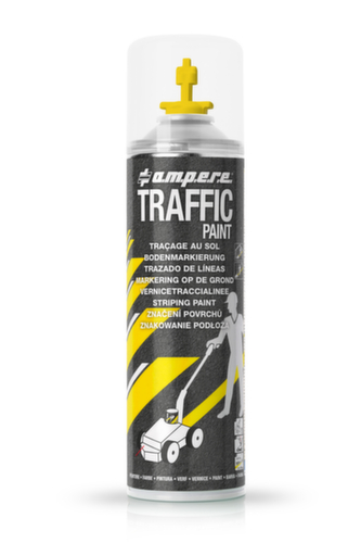 a.m.p.e.r.e. Bodenmarkierset TRAFFIC EXTRA PAINT® mit 12 Farbdosen, gelb