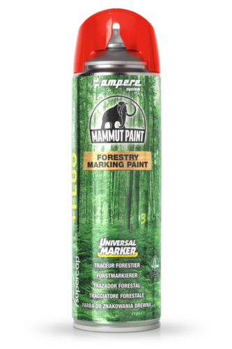 a.m.p.e.r.e. Markierfarbe Universal Marker für die Forstwirtschaft, rot fluo