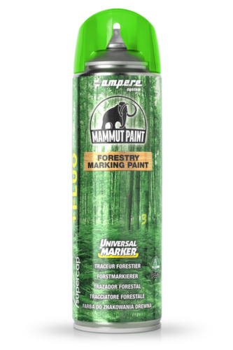 a.m.p.e.r.e. Markierfarbe Universal Marker für die Forstwirtschaft, grün fluo