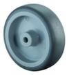 BS-ROLLEN Spurlose thermoplastische Apparaterolle, Traglast 75 kg, TPE-Bereifung