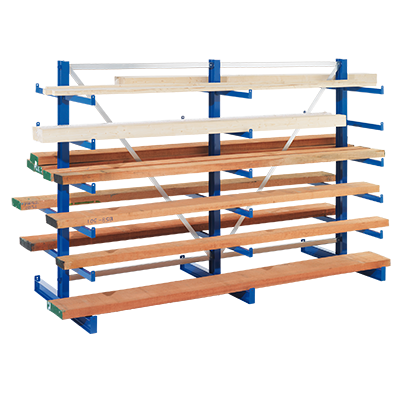 Rayonnages pour les articles longs