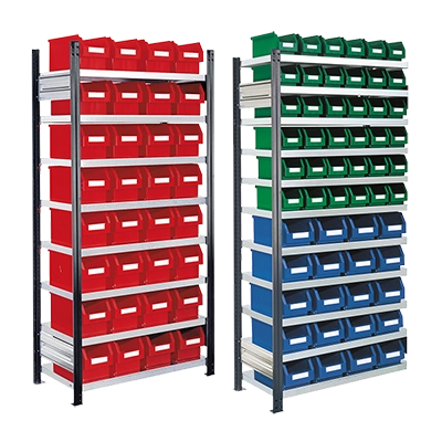 Scaffalature per contenitori