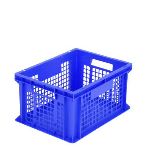 BITO Euronorm-Stapelbehälter Wände durchbrochen, blau, Inhalt 20 l