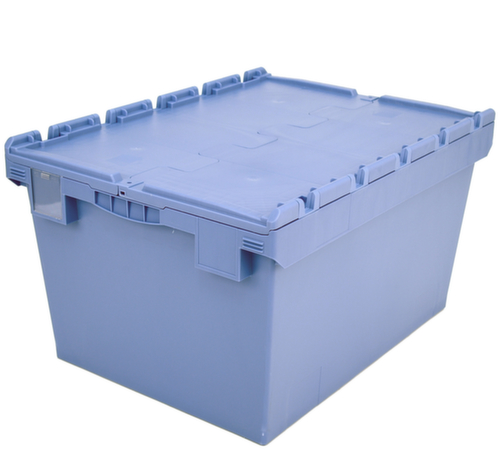 BITO Großvolumen-Mehrwegbehälter mit Doppelboden, Inhalt 158 l, Krokodildeckel